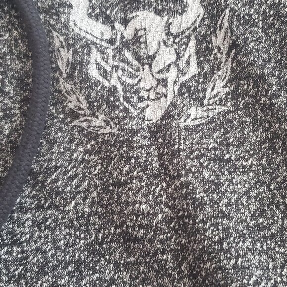 Stone Brewing gray Full Zip Hooded Jacket  large (very Small) Sweater San Diego - Picture 5 of 5